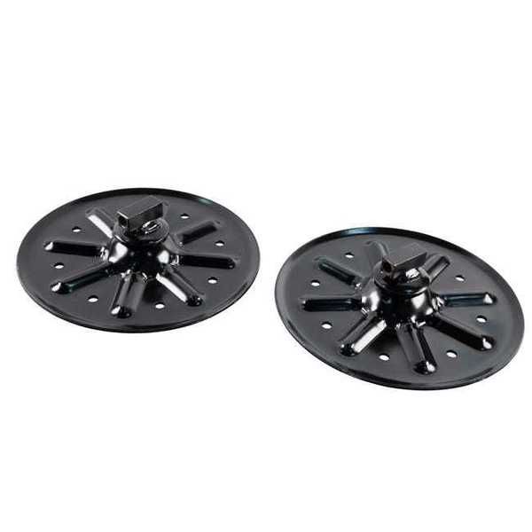 Lippert 9IN ROUND FOOT PADS FOR LANDING GEAR JACKS (2-PACK) 314667